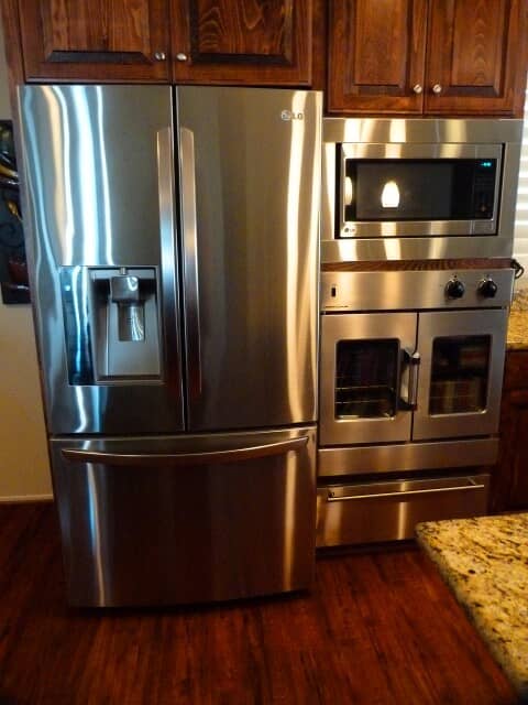 Nice metallic refrigerator — Hesperia, CA — Bergstrom Construction