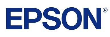 Epson logo in blue text on a white background