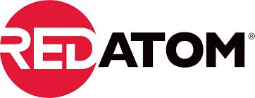 REDATOM logo in red and black text with a red circle behind “RE”
