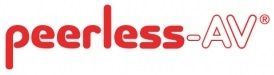 Peerless-AV red logo with black tagline on white background