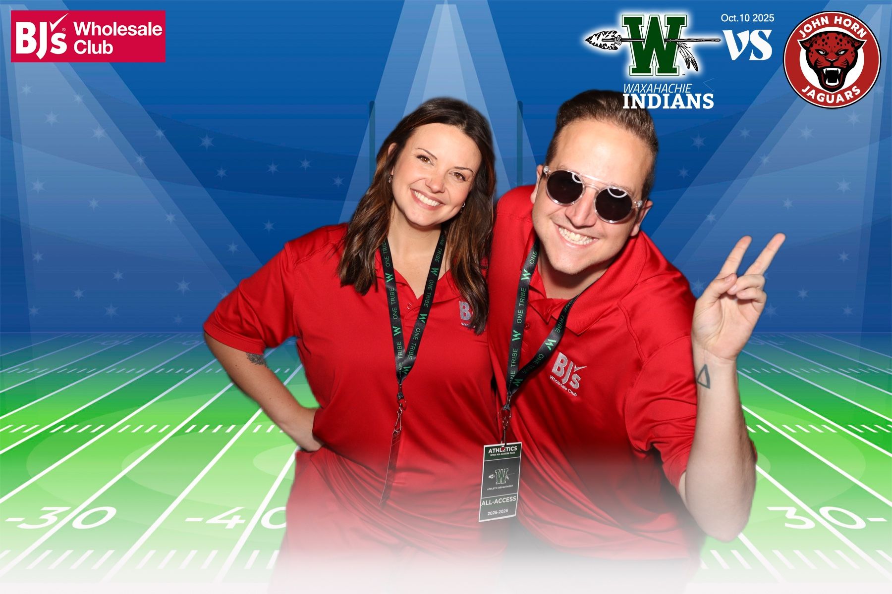 Green screen photo booth rental creating custom backgrounds in Texas