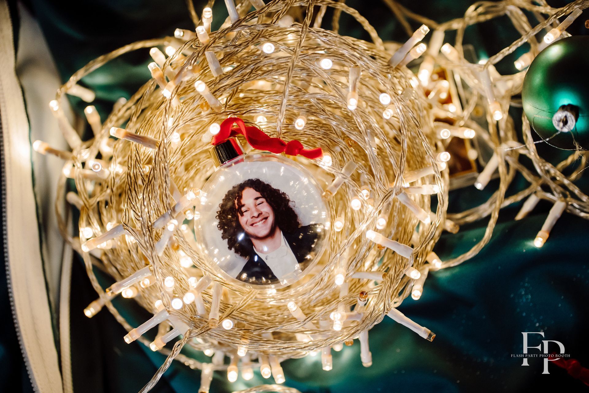 Ornament Photo Booth at event