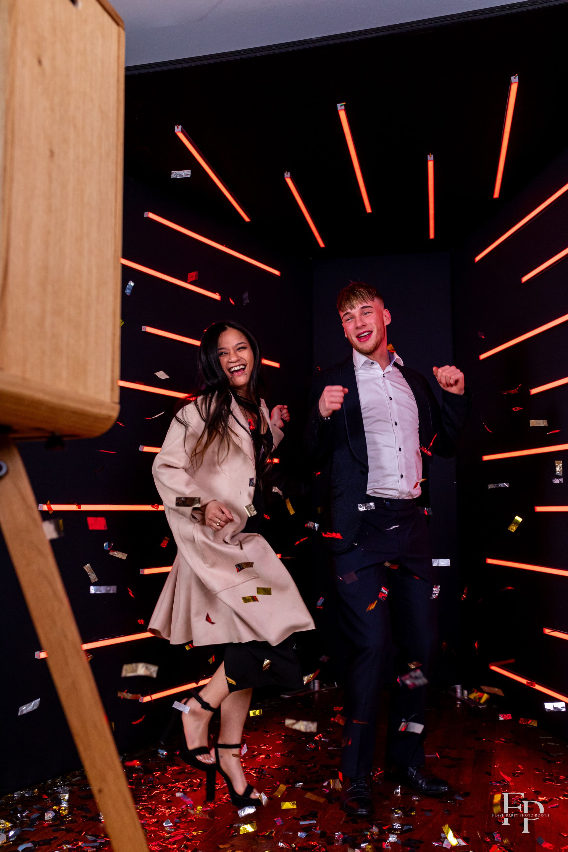 Interactive Vogue style photo booth at luxury event