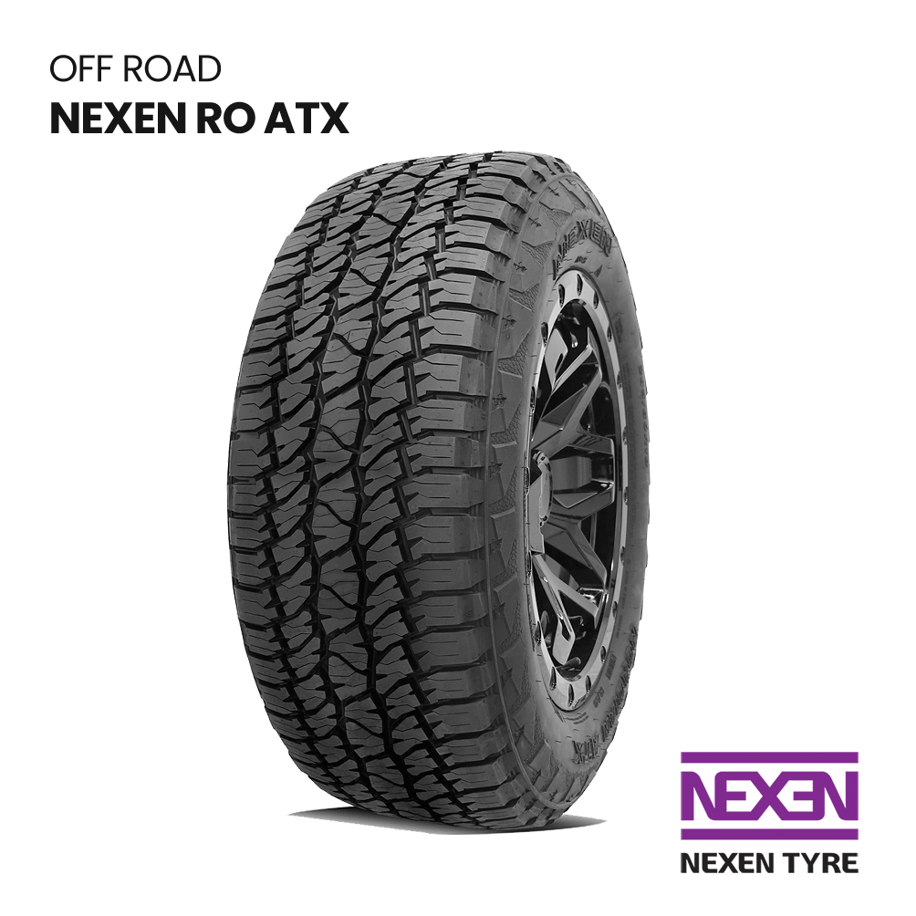 NEXEN Roadian ATX off-road tire on white background with Nexen logo
