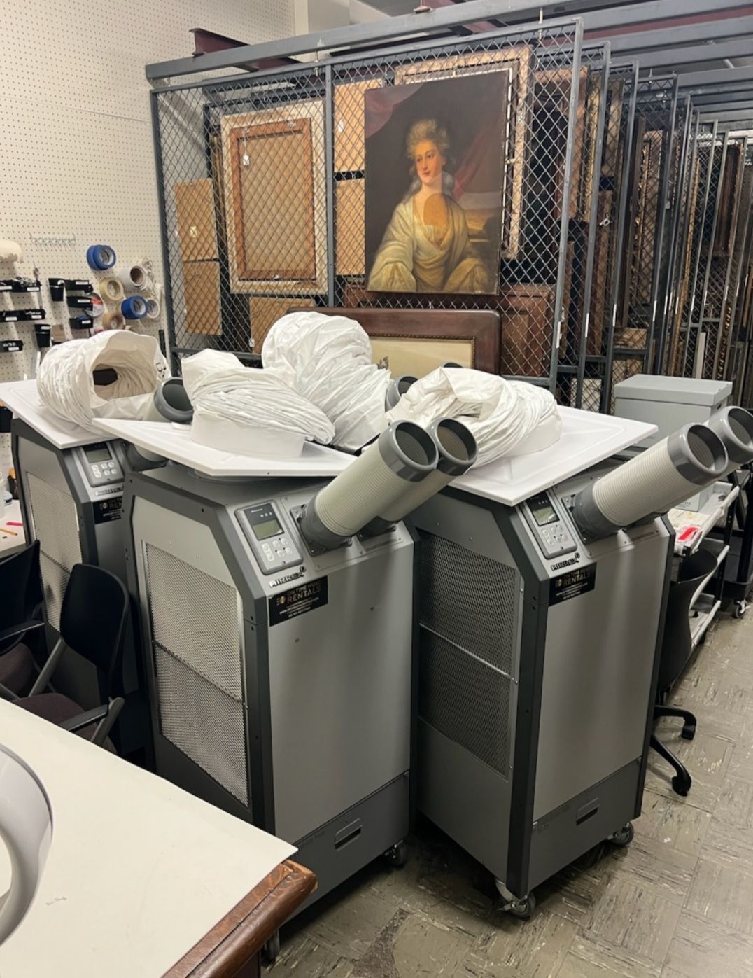 Portable A/C and Temporary Heat