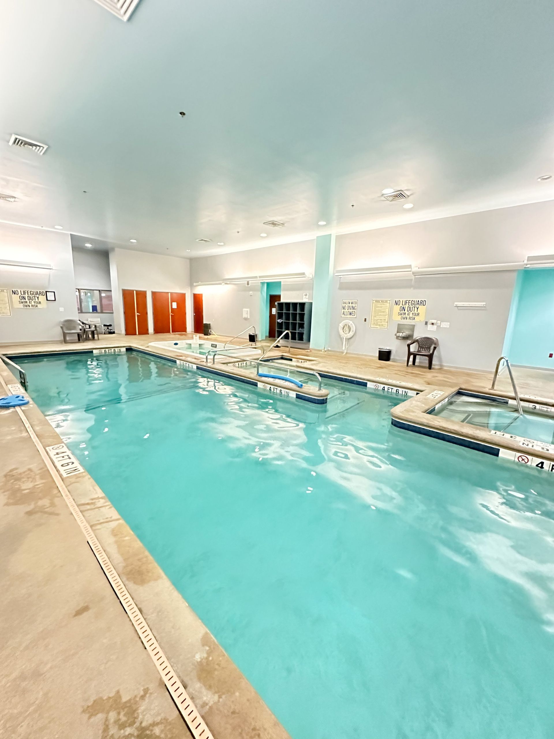 swim lessons with mary at trinity health and fitness in spartanburg sc