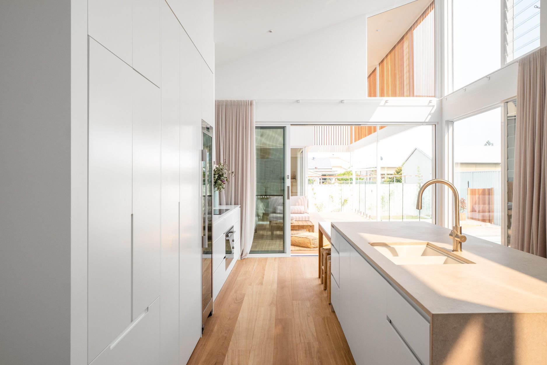 Photo of kitchen with stone benchtop
