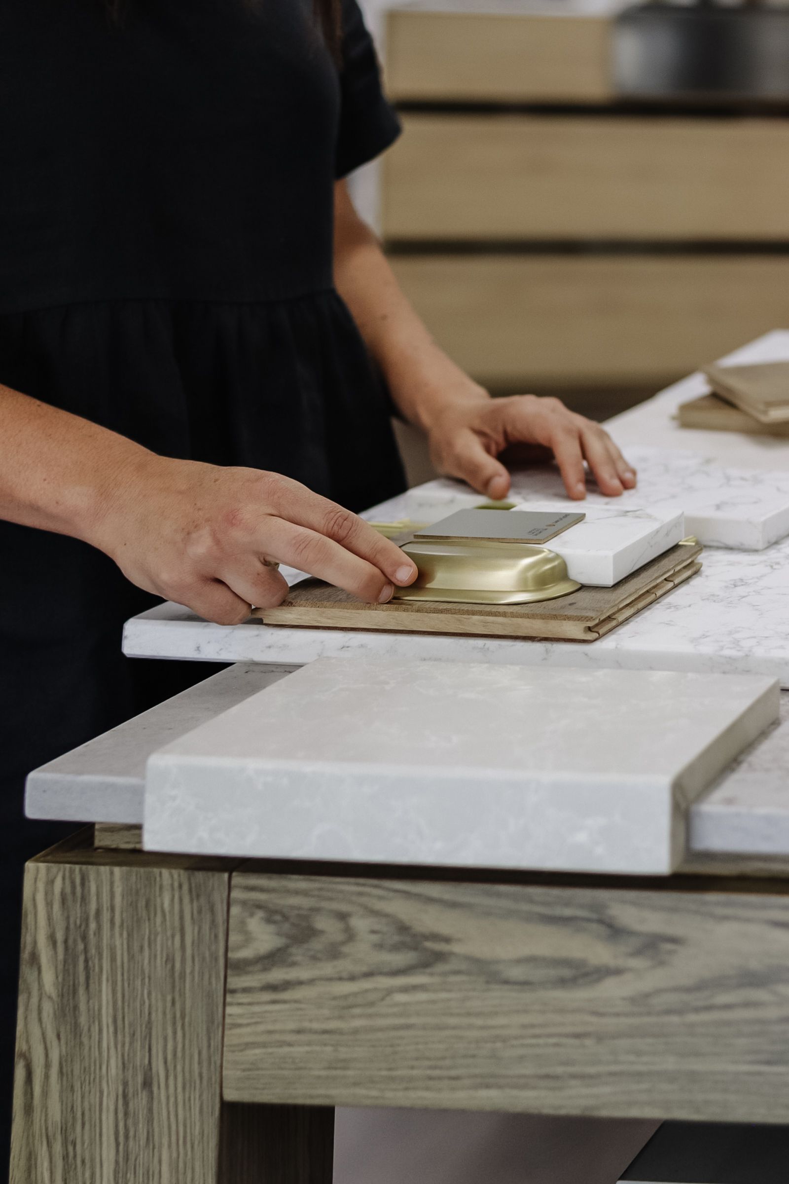 Image of samples at the Hunter Valley Ganite and Marble Showroom