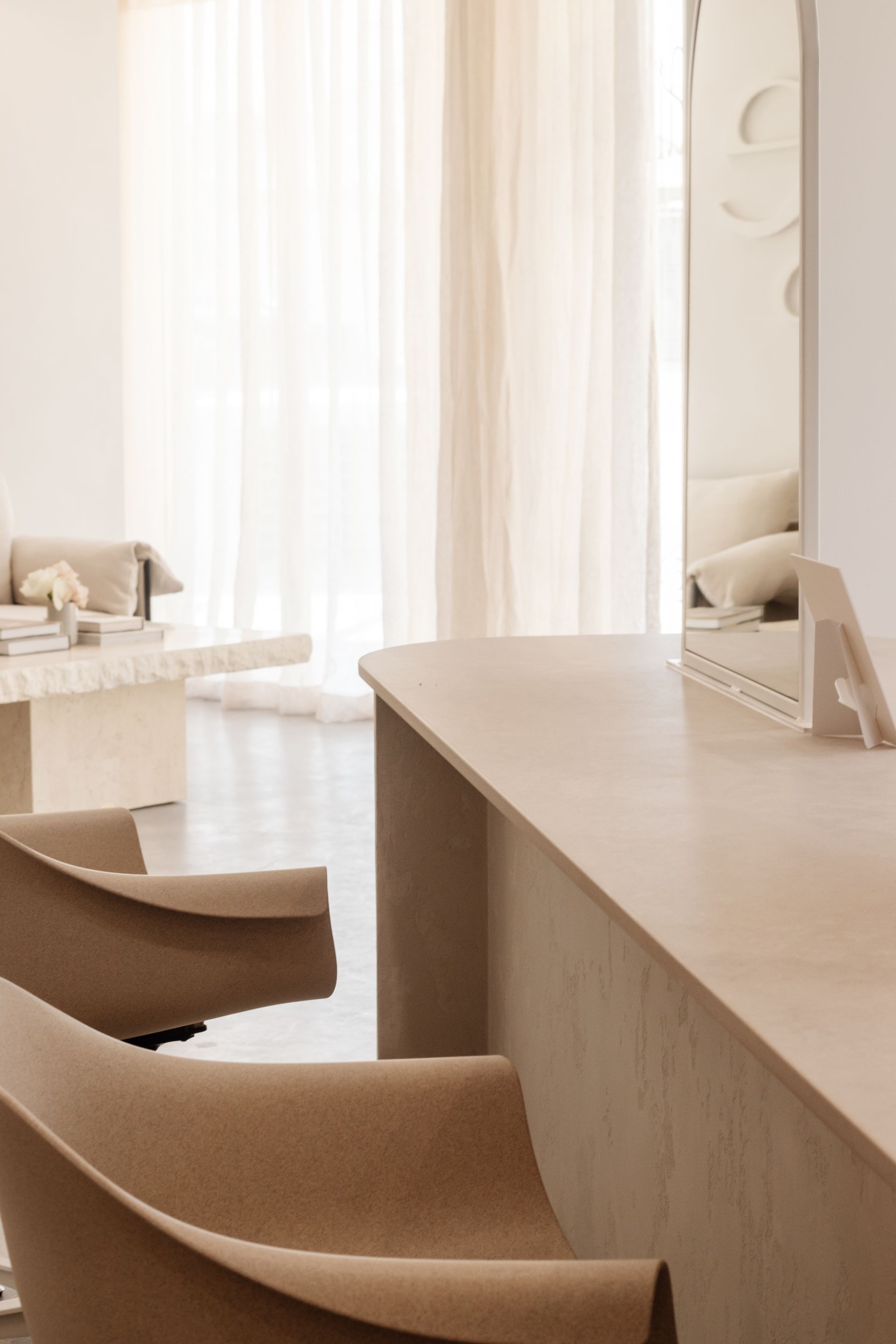Photo of AME Studio a completed commercial project by HVGM with stone benchtop