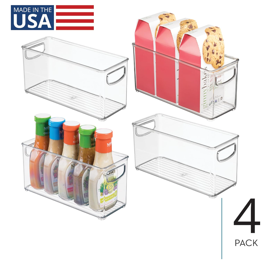 Stackable organizer bins
