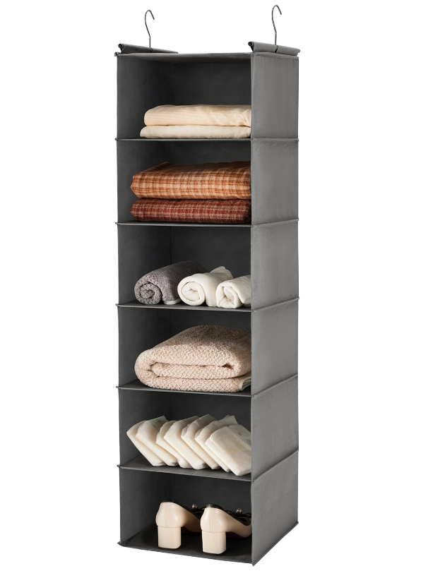 Closet shelf organizer