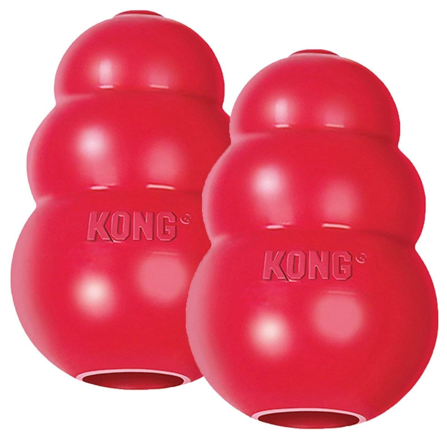 2 Pack Large Kong Classic Dog Toy