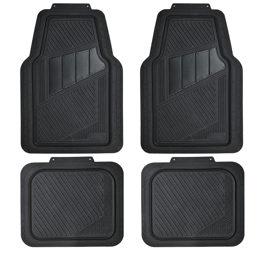 CAR PASS Heavy Duty Rubber Floor Mats
