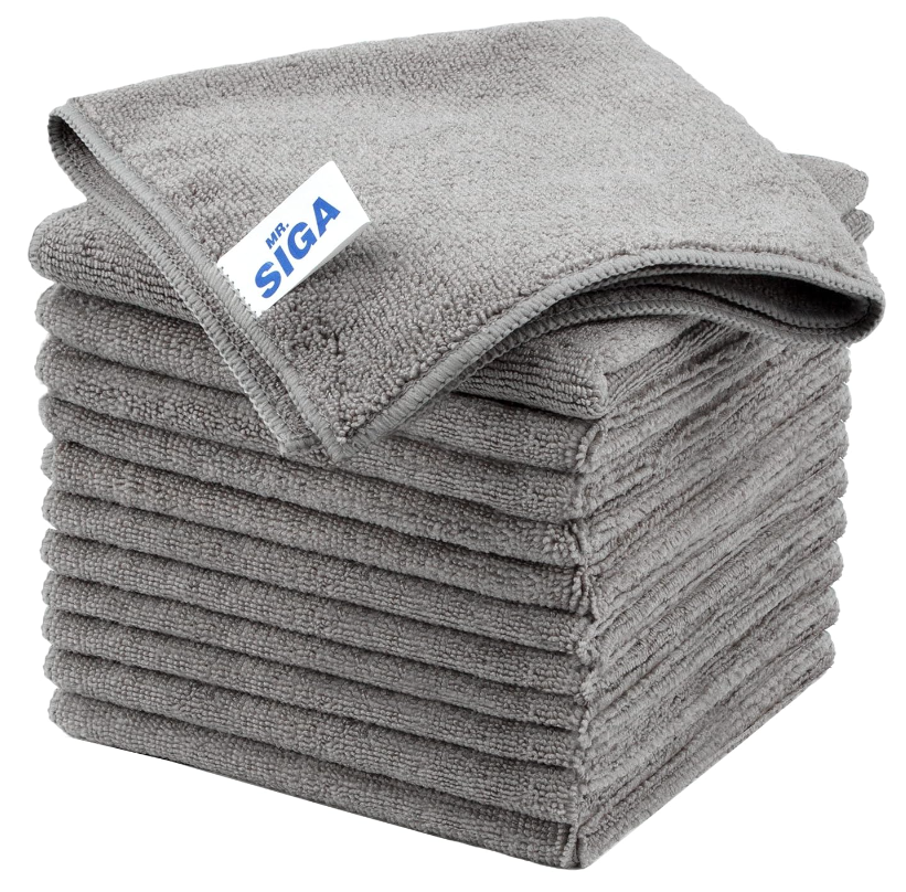 MR.SIGA Microfiber Cleaning Cloths Set of 12