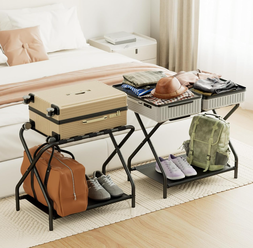 AMHANCIBLE Luggage Rack, Set of 2