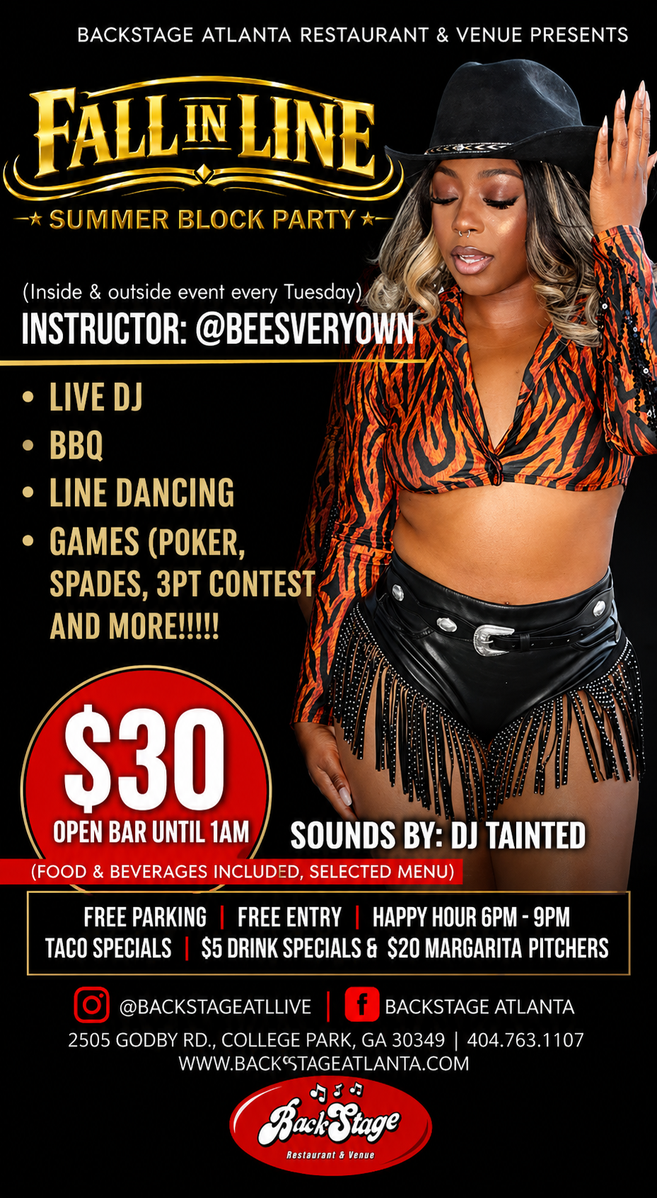 Flyer for a 