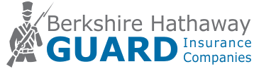 The logo for berkshire hathaway guard insurance companies
