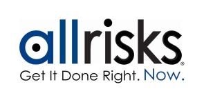 The all risks logo says get it done right now.