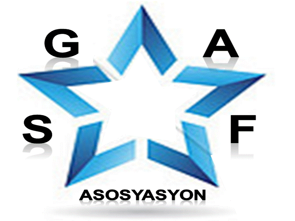 Une étoile bleue avec les lettres gas et f à l’intérieur.