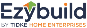 Ezybuild logo with a house icon and the text 