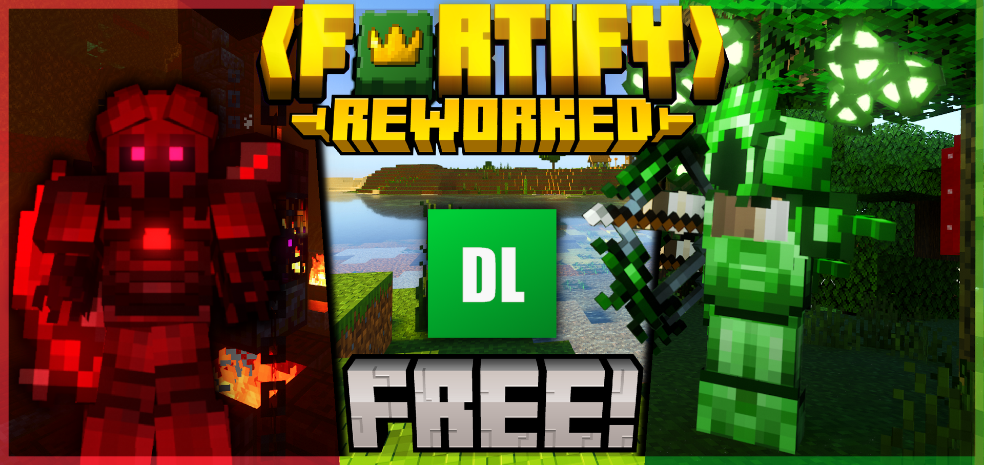 A screenshot of a minecraft bedrock addon called fortify reworked.