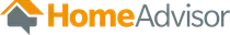 HomeAdvisor logo with orange house icon and gray-and-orange wordmark