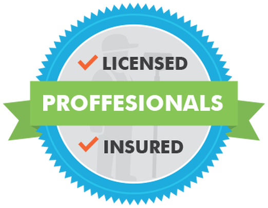 Blue badge with