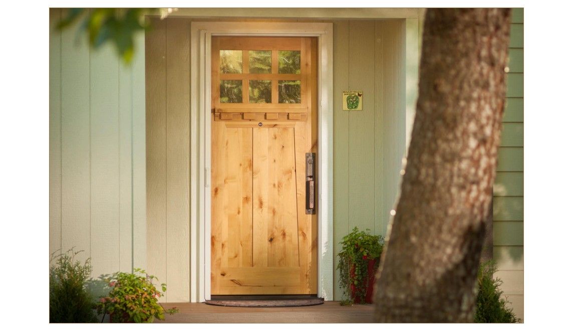 Entry Door Replacement Services in Salem, Oregon. Shown is a Rogue Valley Entry Door