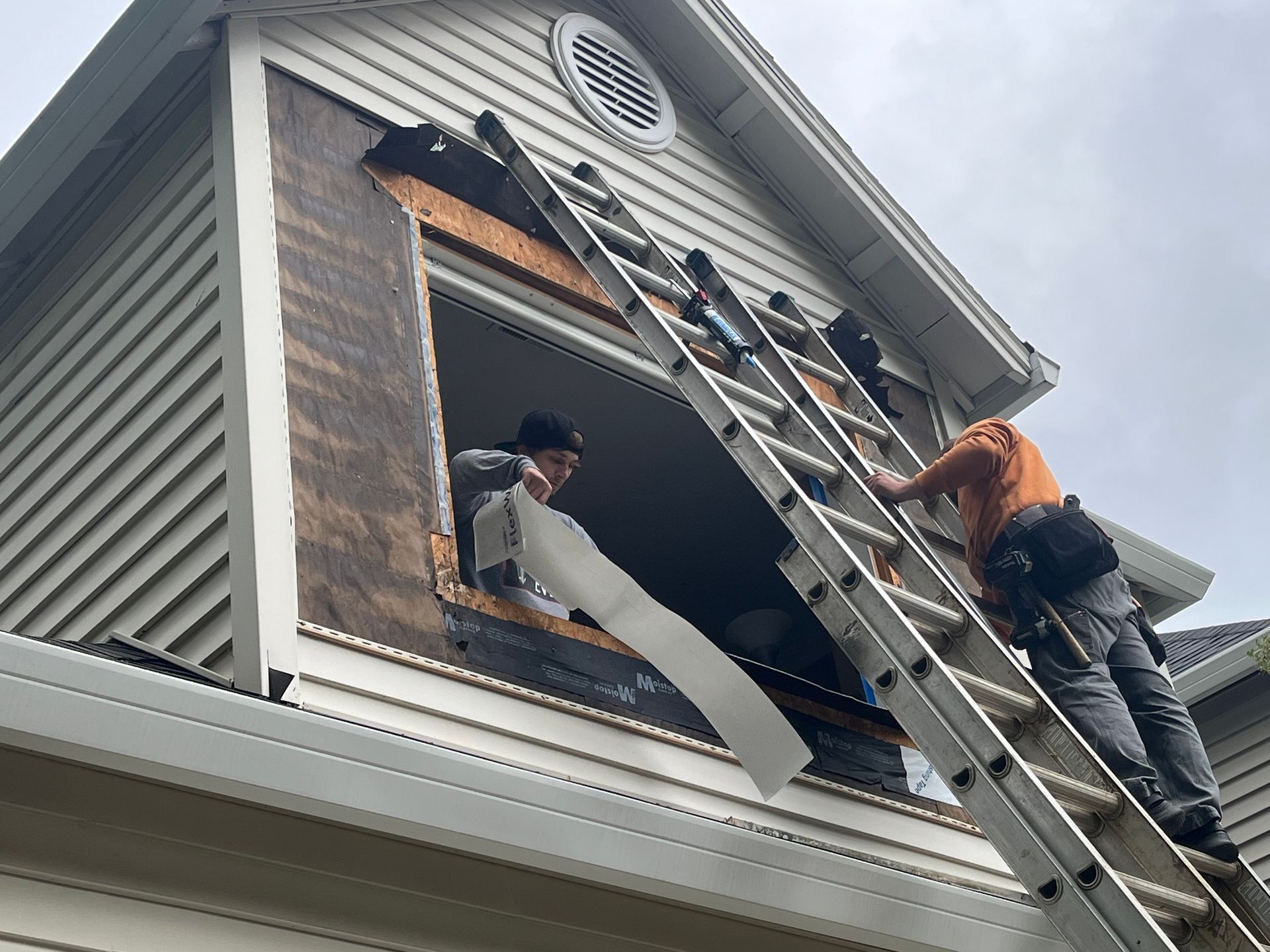 Dual Wall Window Installation - Replacement Window Installation