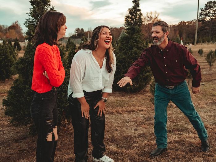 Dawson Family Photo: Pictured from left to right Kelsey, Brianna, and Brett Dawson