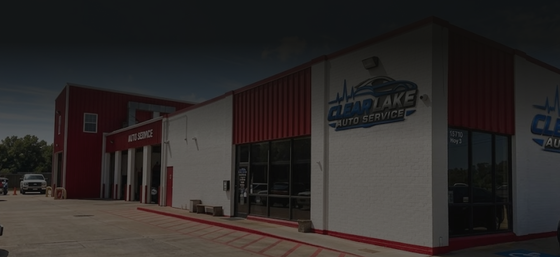 Outside of our shop in Webster, TX | Clear Lake Auto Service