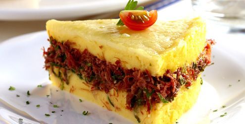 Polenta em Camadas