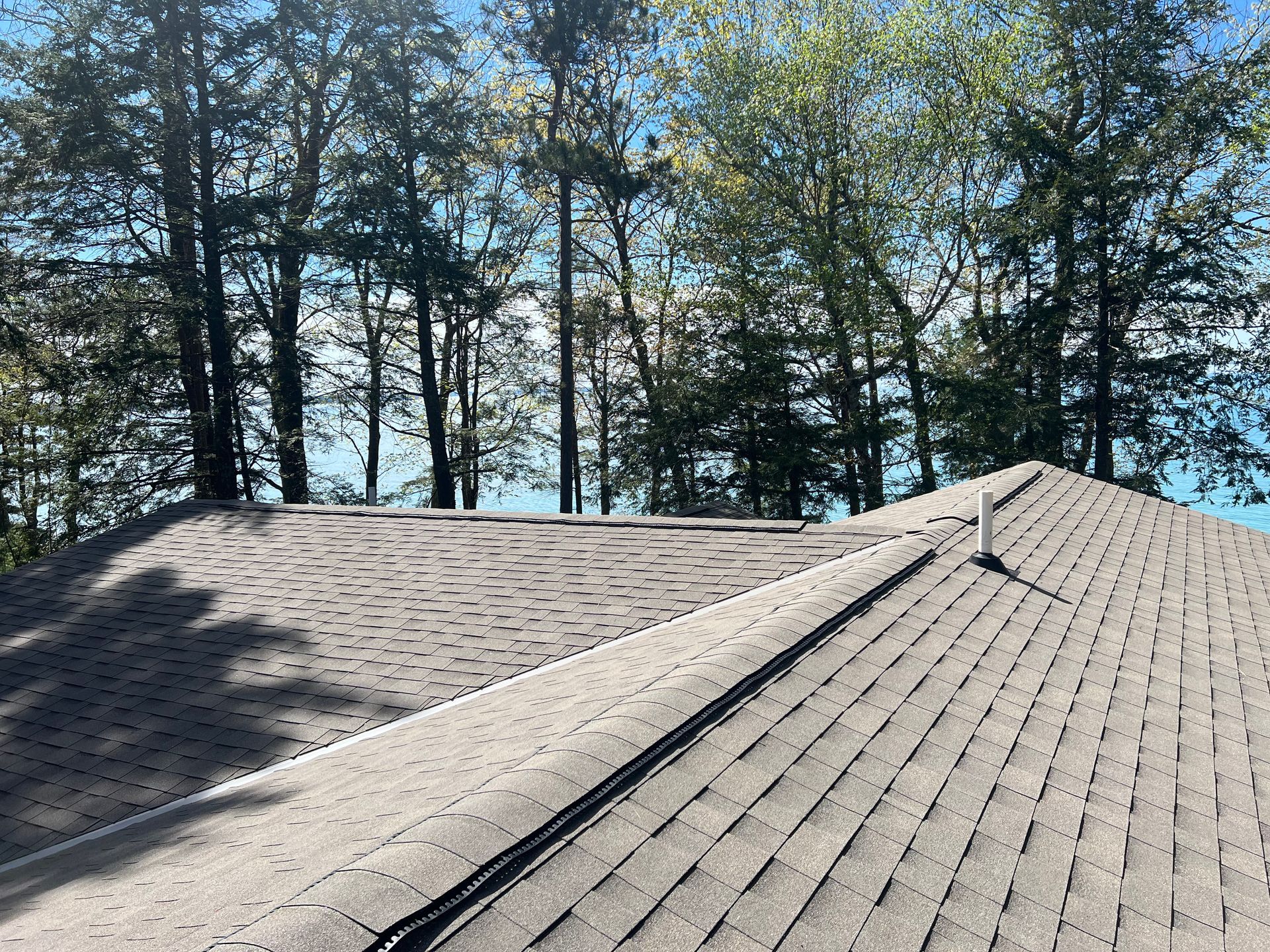 Shingle roof installation by Alpine Brothers Construction