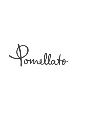 Pomellato logo in handwritten-style script; dark gray against a white background.