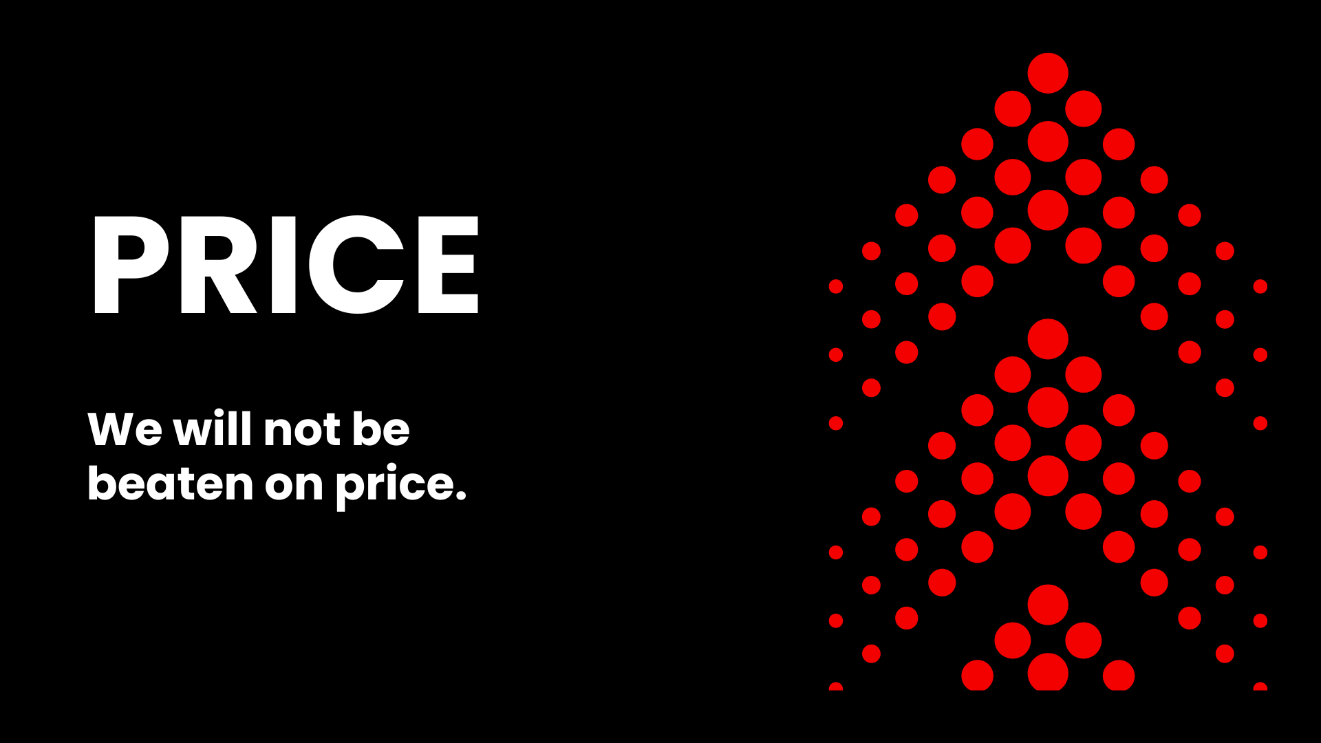 A design saying we will not be beaten on price used on PureMix Concrete, Rochdale's website