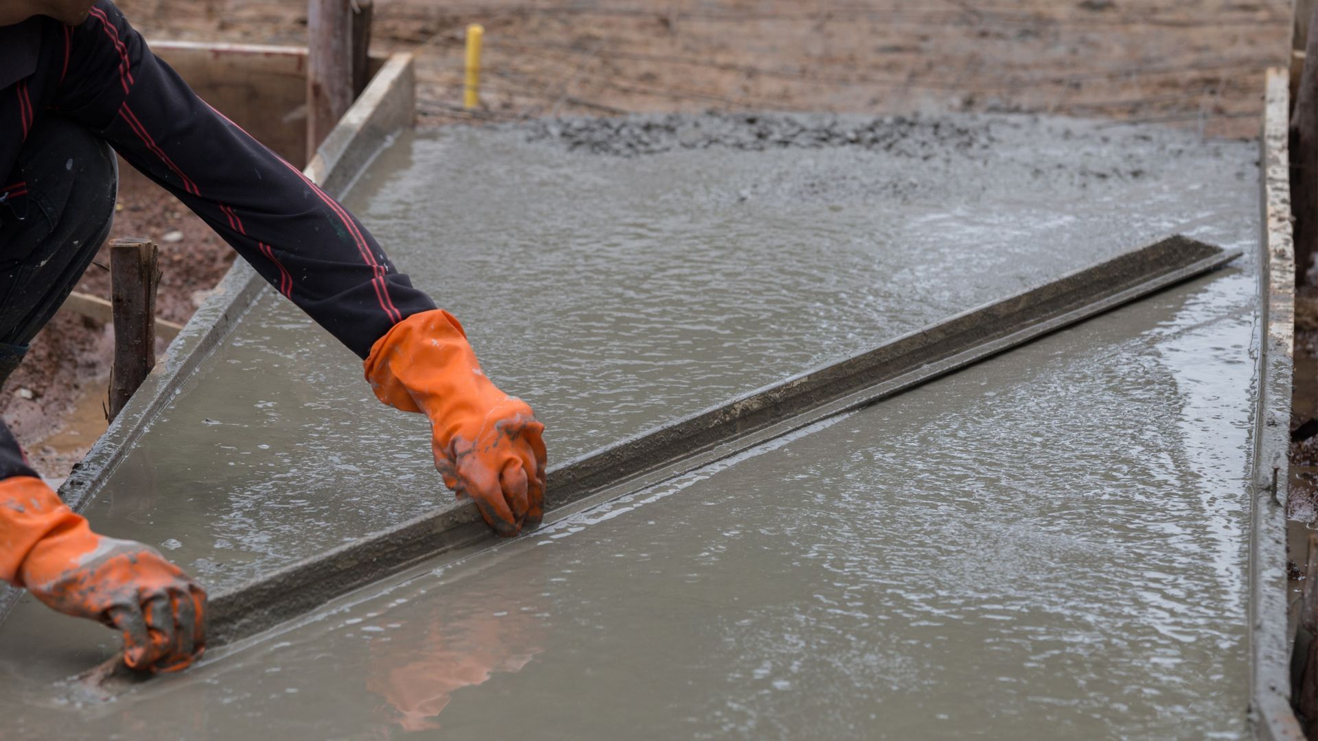 Levelling Quality Concrete from PureMix Ready Mixed, Volumetric Concrete