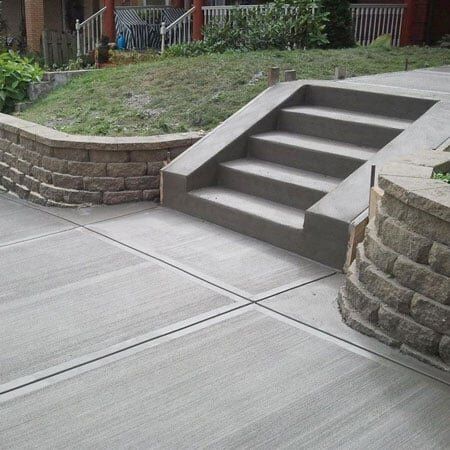 Outdoor Concrete Stairs