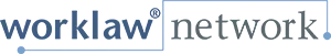 Worklaw network logo. Dark blue "worklaw" and grey "network" in sans-serif font. "Worklaw" enclosed in a light blue rectangle.