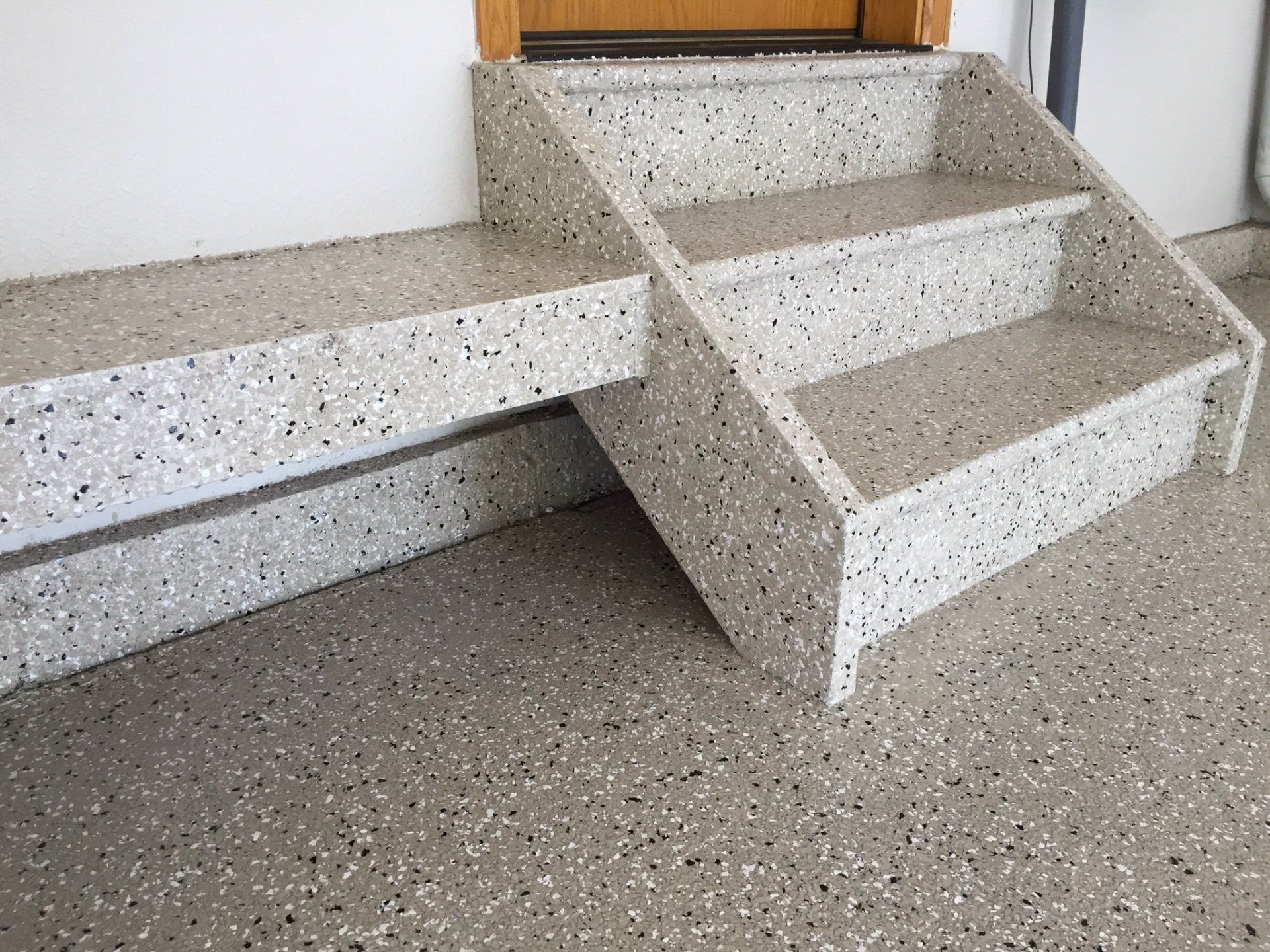 epoxy seal on steps