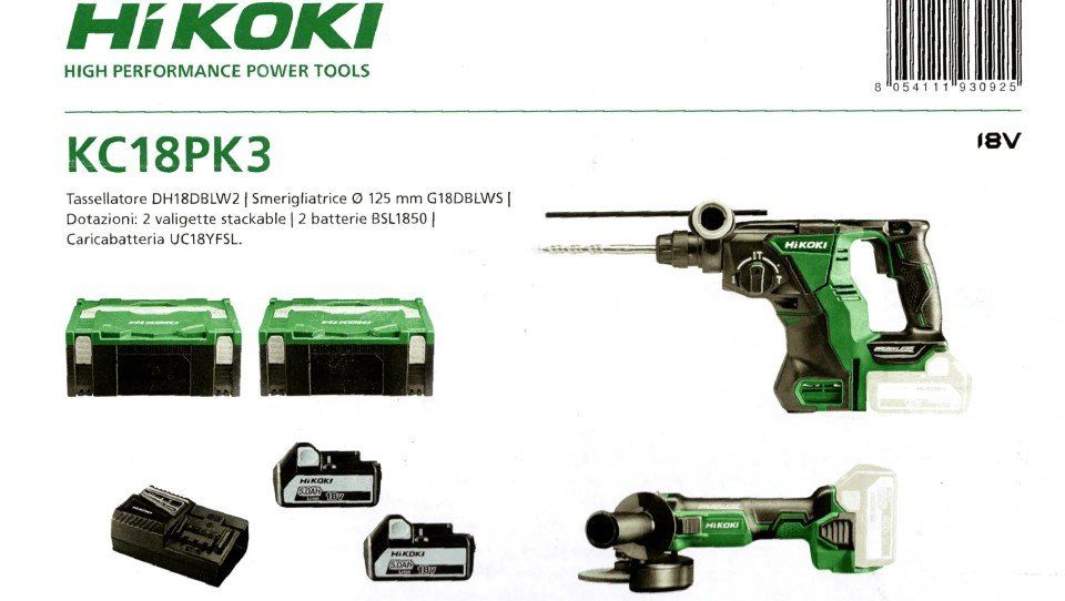 Kit Hikoki Powertools