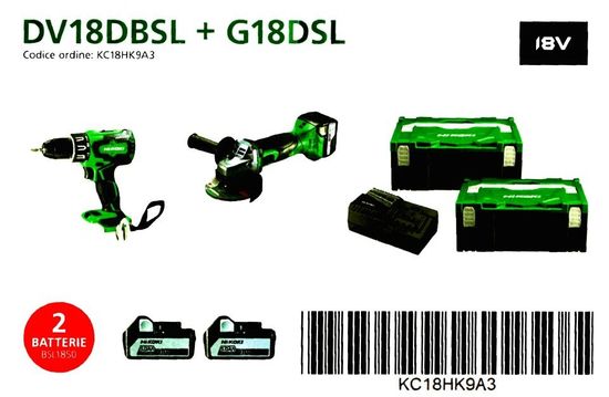 Kit Hikoki Powertools