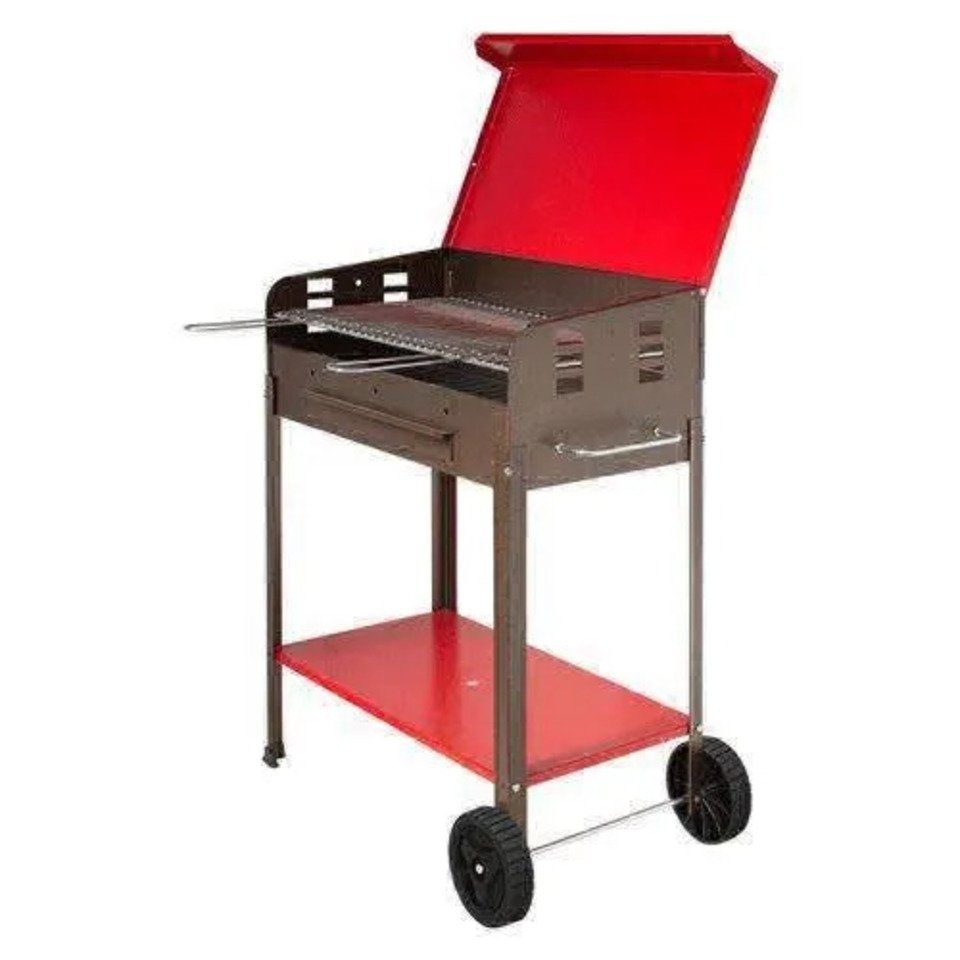 Barbecue con ruote