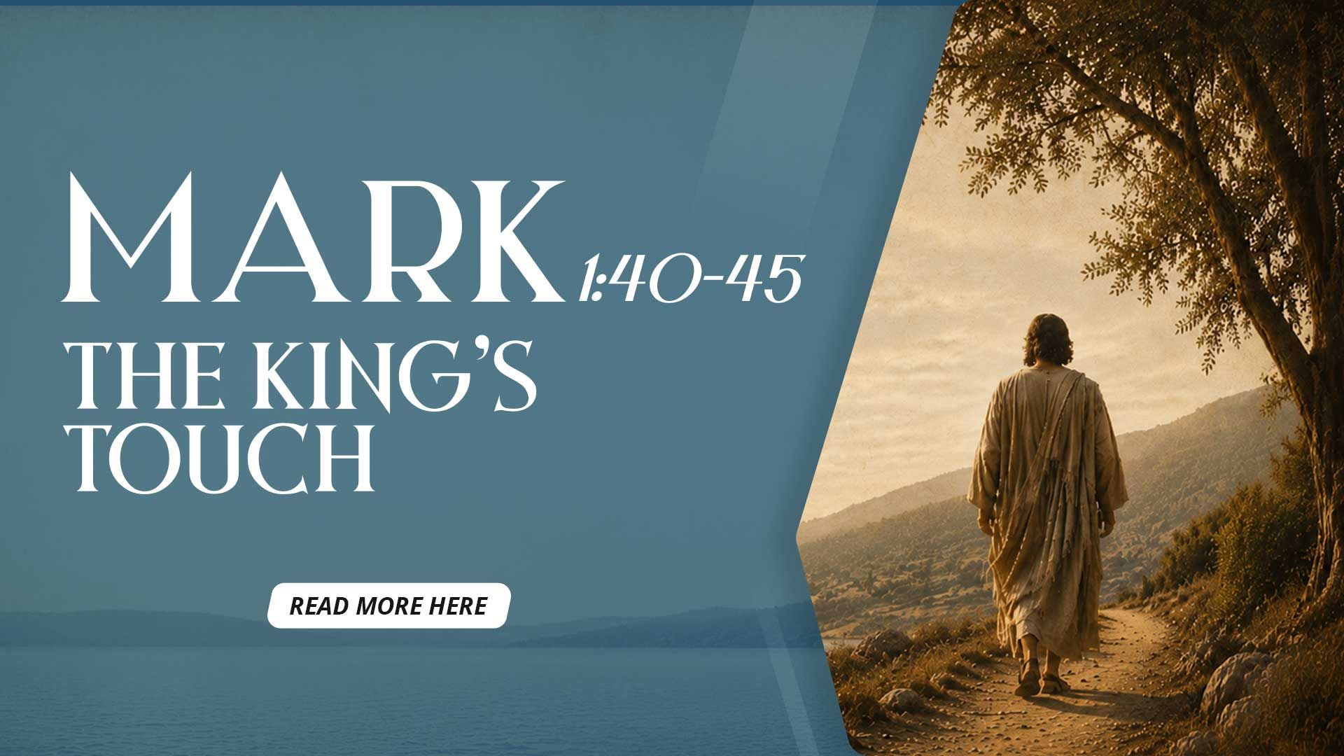 Jesus, Gospel of Mark, Healing