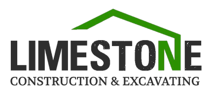 Limestone Construction and Excavating Business Logo