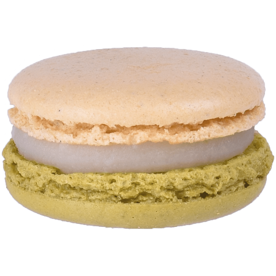 Image macaron ananas et citron vert