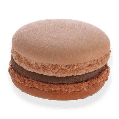 Photo macaron goût café sésame