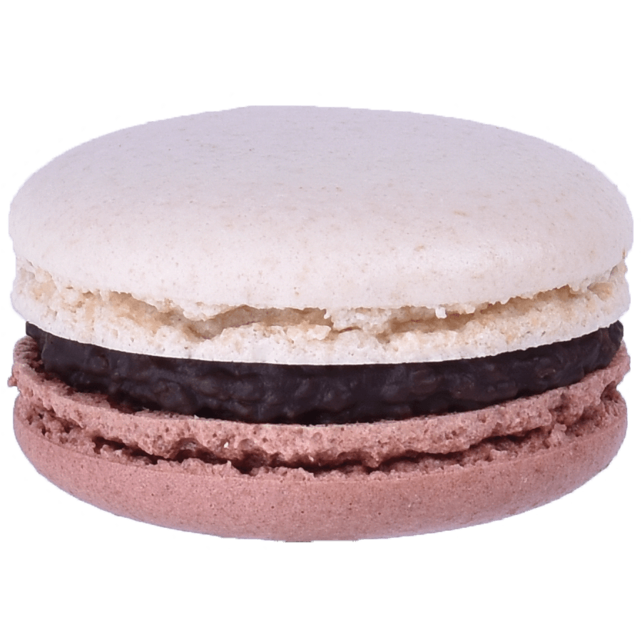 Image macaron chocolat noir & noix de coco