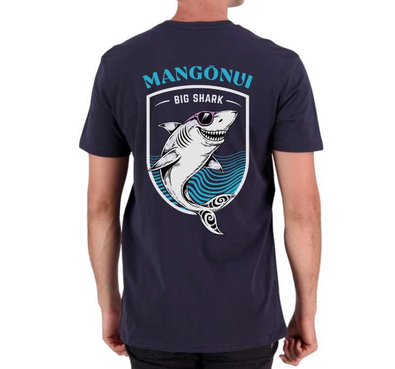 Mangōnui Adult Unisex Classic Navy Tee