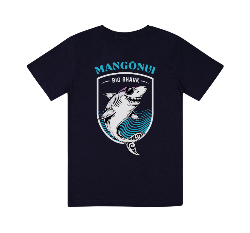 Mangōnui Kids Unisex Classic Navy T-Shirt