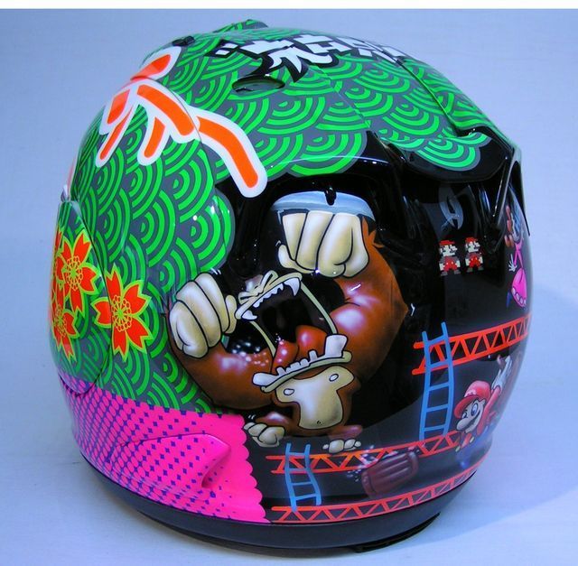 aerografie su casco